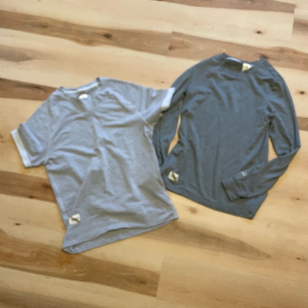 Tracksmith top lot merino wool Grayboy small